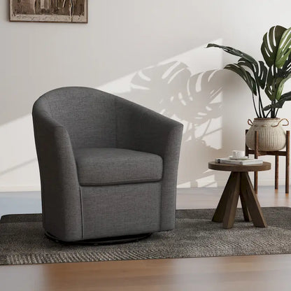 Poltrona girevole con base in metallo - 30,7 L x 29,9 A x 27,5 P