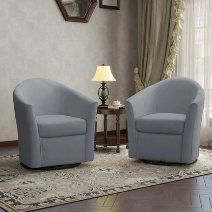 Poltrona girevole con base in metallo - 30,7 L x 29,9 A x 27,5 P