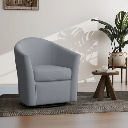 Poltrona girevole con base in metallo - 30,7 L x 29,9 A x 27,5 P