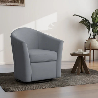 Poltrona girevole con base in metallo - 30,7 L x 29,9 A x 27,5 P