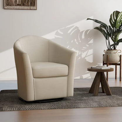 Poltrona girevole con base in metallo - 30,7 L x 29,9 A x 27,5 P