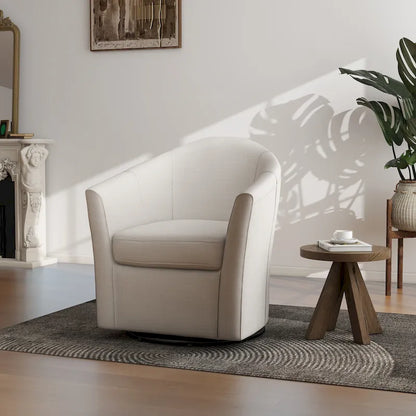 Poltrona girevole con base in metallo - 30,7 L x 29,9 A x 27,5 P