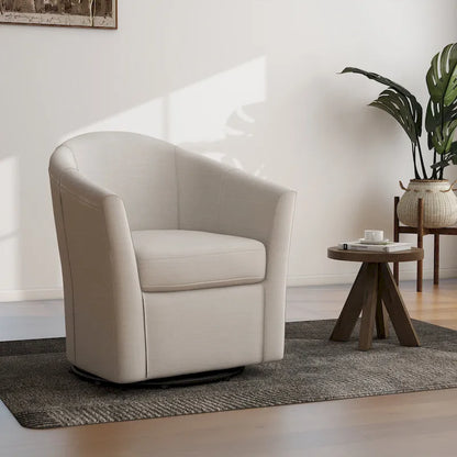 Poltrona girevole con base in metallo - 30,7 L x 29,9 A x 27,5 P