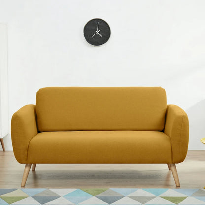 Divano a due posti in poliestere Carson Carrington Vallakra