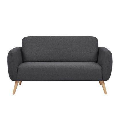 Divano a due posti in poliestere Carson Carrington Vallakra