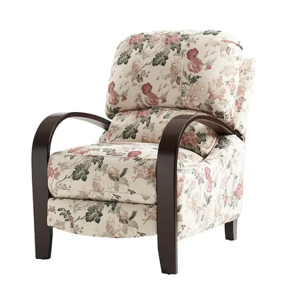 Poltrona reclinabile manuale in vera pelle Rita di Hulala Home