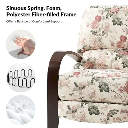 Poltrona reclinabile manuale in vera pelle Rita di Hulala Home