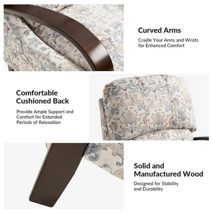 Poltrona reclinabile manuale in vera pelle Rita di Hulala Home