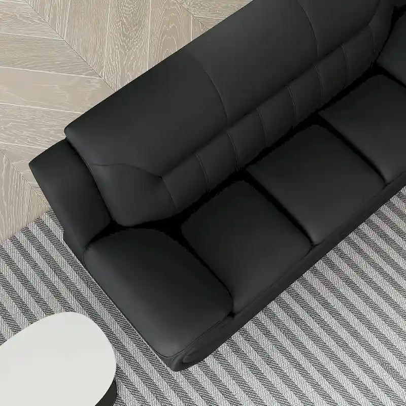 Divano con braccioli in similpelle Sanuel 79.2