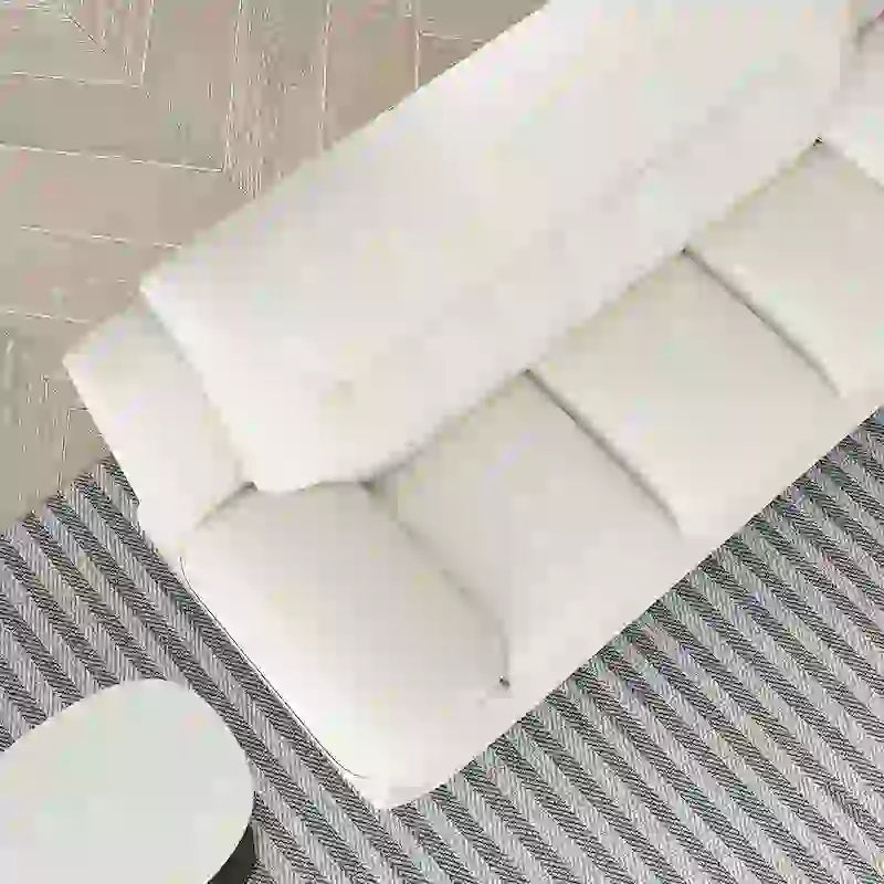 Divano con braccioli in similpelle Sanuel 79.2