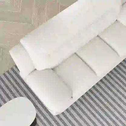 Divano con braccioli in similpelle Sanuel 79.2