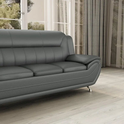 Divano con braccioli in similpelle Sanuel 79.2