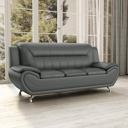 Divano con braccioli in similpelle Sanuel 79.2