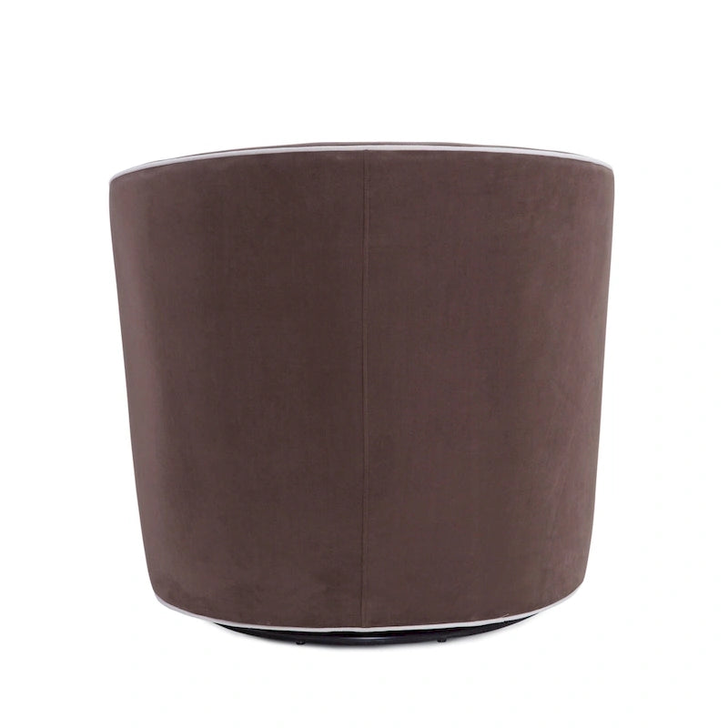 Sedia girevole Kenton Barrel Style di Greyson Living