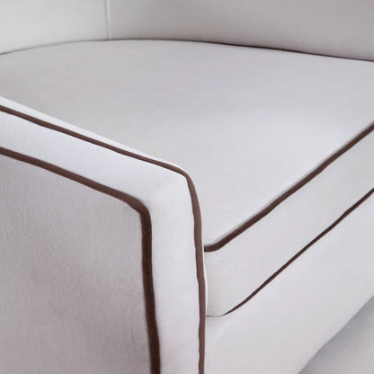 Sedia girevole Kenton Barrel Style di Greyson Living