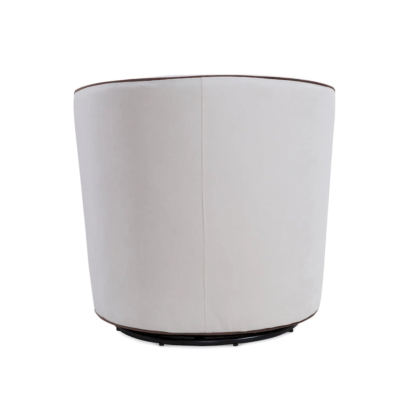 Sedia girevole Kenton Barrel Style di Greyson Living