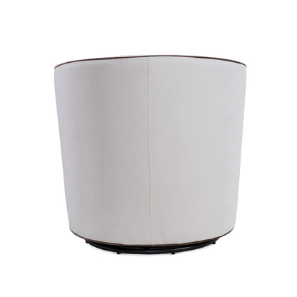 Sedia girevole Kenton Barrel Style di Greyson Living