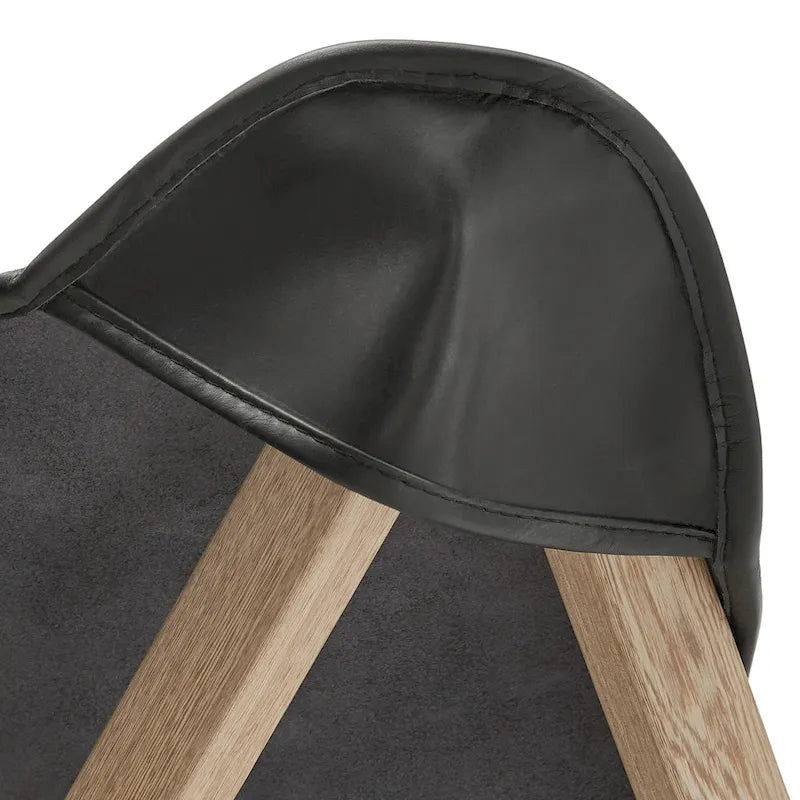 Sedia a sdraio Tripolina in vera pelle pieno fiore Cantu di iNSPIRE Q Modern