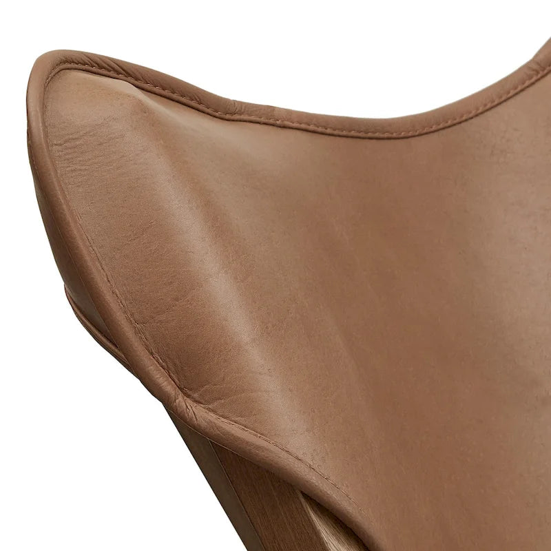 Sedia a sdraio Tripolina in vera pelle pieno fiore Cantu di iNSPIRE Q Modern