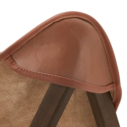 Sedia a sdraio Tripolina in vera pelle pieno fiore Cantu di iNSPIRE Q Modern