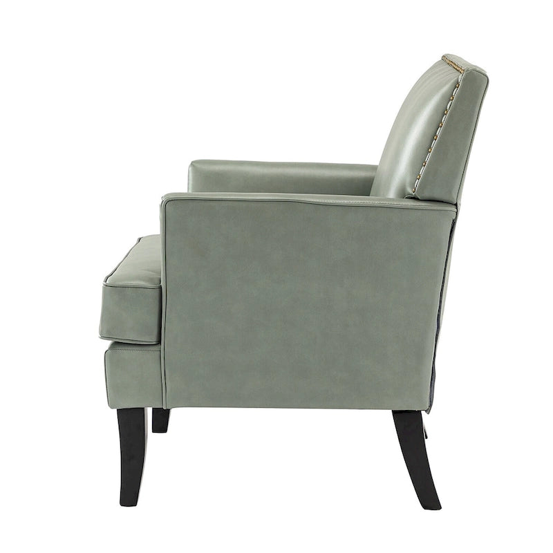 Set di 2 sedie Nileus Modern Classic in poliestere con gambe in legno massello di HULALA HOME