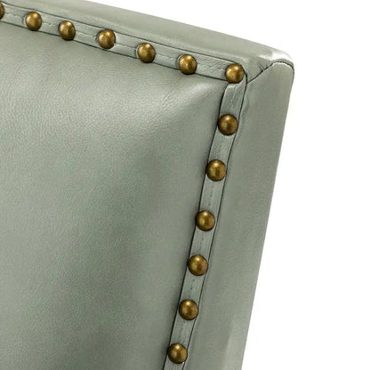 Set di 2 sedie Nileus Modern Classic in poliestere con gambe in legno massello di HULALA HOME