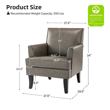 Set di 2 sedie Nileus Modern Classic in poliestere con gambe in legno massello di HULALA HOME