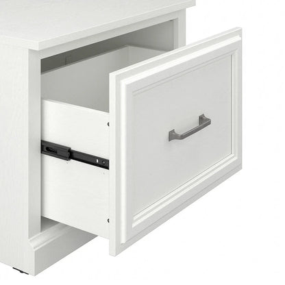 Scarpiera piccola Woodland 24W con cassetto di Bush Furniture