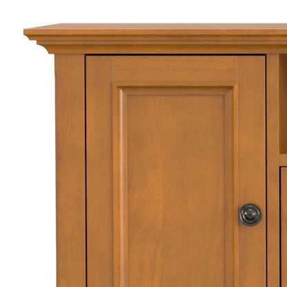 Mobile TV di transizione in legno massello WYNDENHALL Halifax da 72 pollici di larghezza - 72 l x 19 p x 26 h