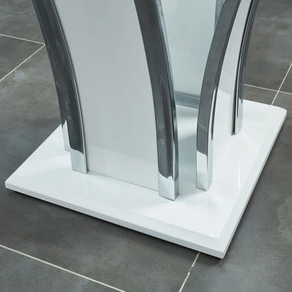 Set di tavolini decorativi in ​​vetro moderno del Rio da 2 pezzi di Furniture of America