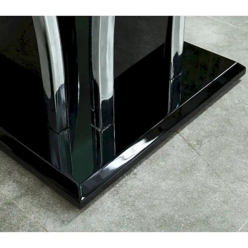 Set di tavolini decorativi in ​​vetro moderno del Rio da 2 pezzi di Furniture of America