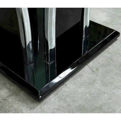 Set di tavolini decorativi in ​​vetro moderno del Rio da 2 pezzi di Furniture of America