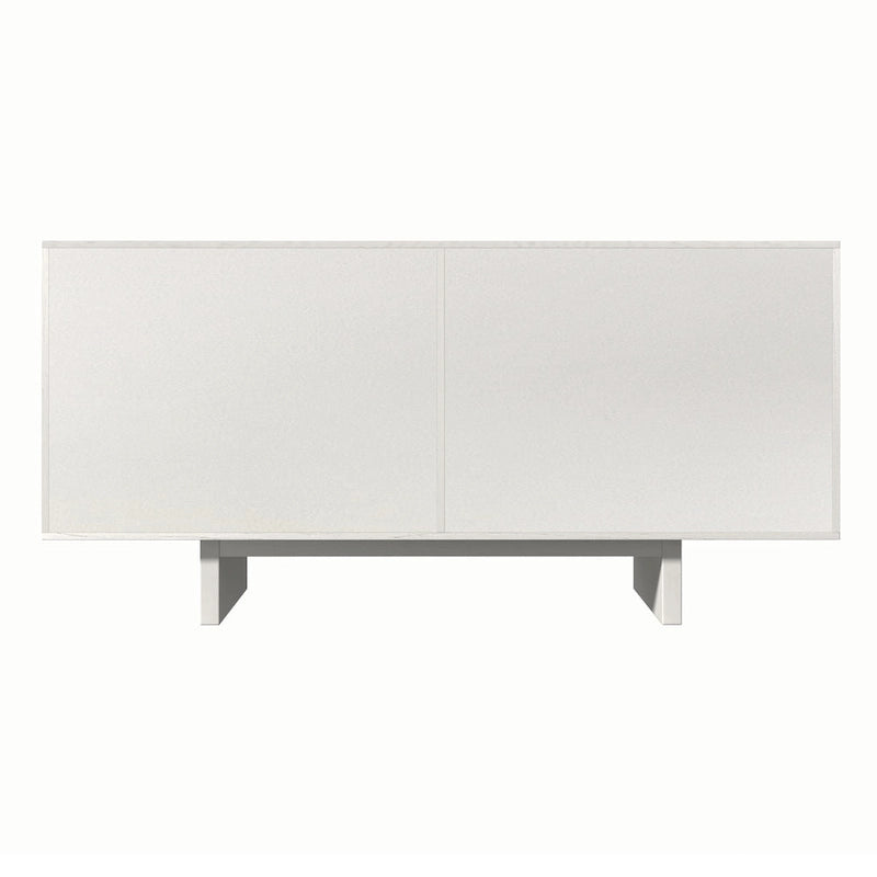 Clihome Mid-century Wood 4-Door Storage Buffet Sideboard