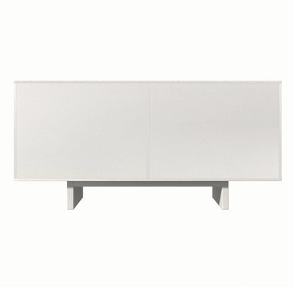 Clihome Mid-century Wood 4-Door Storage Buffet Sideboard