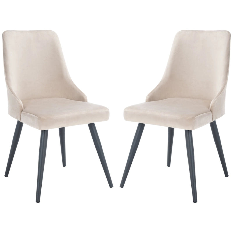 Sedia da pranzo moderna in velluto SAFAVIEH Zoi (set da 2) - 22,2 L x 18,8 P x 34,3 A