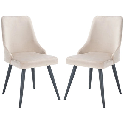 Sedia da pranzo moderna in velluto SAFAVIEH Zoi (set da 2) - 22,2 L x 18,8 P x 34,3 A