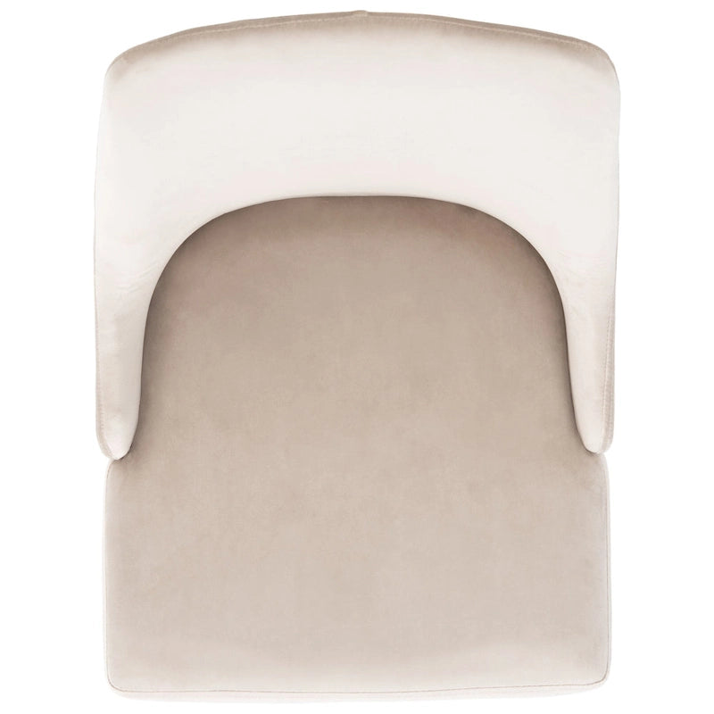 Sedia da pranzo moderna in velluto SAFAVIEH Zoi (set da 2) - 22,2 L x 18,8 P x 34,3 A