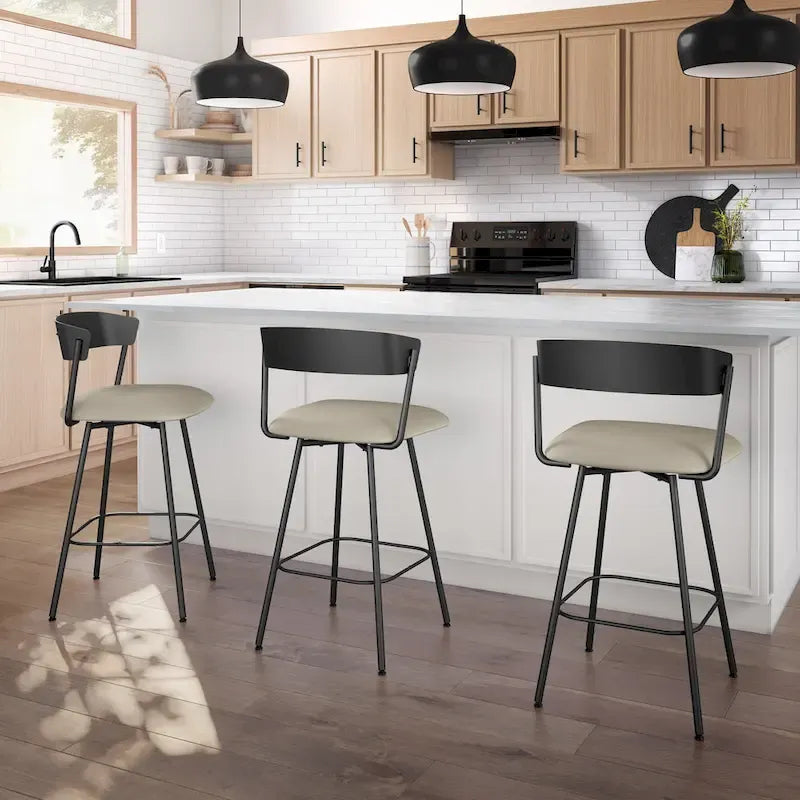 Sgabello girevole da bar e da bancone Amisco Ludwig