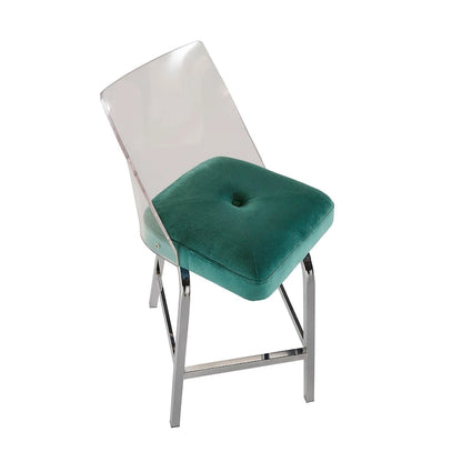 Sgabelli da bar Lennox Velvet (set da 2) di iNSPIRE Q Bold