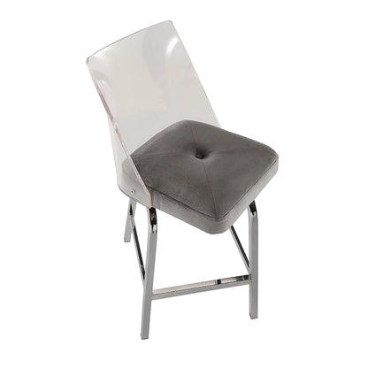 Sgabelli da bar Lennox Velvet (set da 2) di iNSPIRE Q Bold