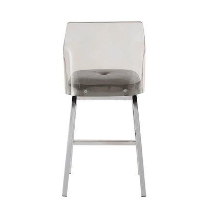 Sgabelli da bar Lennox Velvet (set da 2) di iNSPIRE Q Bold