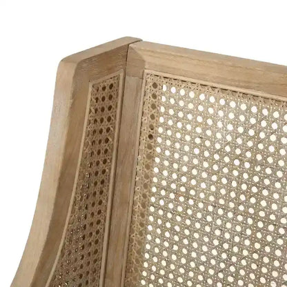 Christopher Knight Home Cataldo Sgabelli da bar in legno e canna imbottiti in tessuto da 25,5 pollici (set di 2)