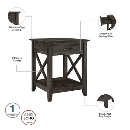 Tavolino da caffè con set di 2 tavolini laterali