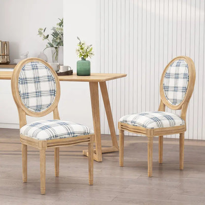 Sedie da pranzo in tessuto stile country francese Phinnaeus (set di 2) di Christopher Knight Home