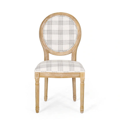 Sedie da pranzo in tessuto stile country francese Phinnaeus (set di 2) di Christopher Knight Home