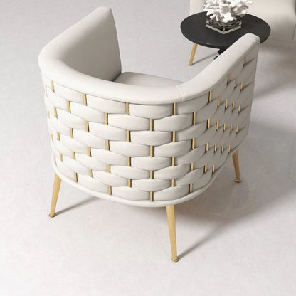 Poltrona rotonda in velluto SEYNAR Mid-Century Modern per soggiorno, set da 2