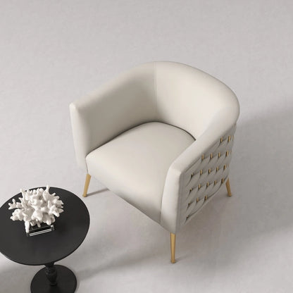 Poltrona rotonda in velluto SEYNAR Mid-Century Modern per soggiorno, set da 2