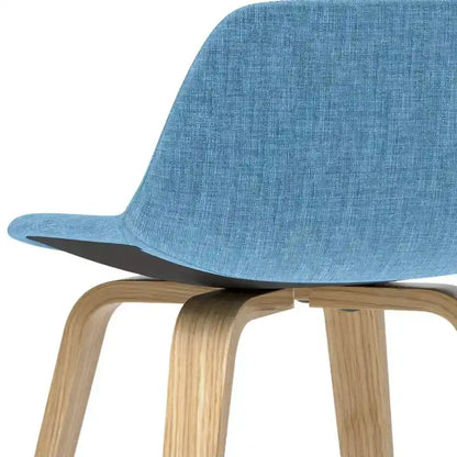 Sgabello da bar in legno curvato WYNDENHALL Cacey Mid Century Modern (set di 2) - 20,7 x 21,1 x 36,6