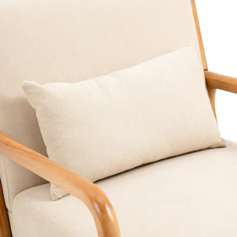 Poltrone imbottite con cuscini, set da 2