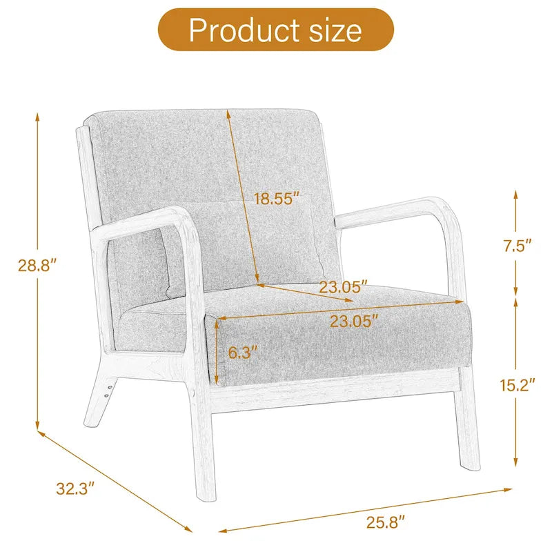 Poltrone imbottite con cuscini, set da 2